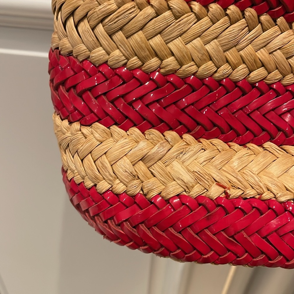 Anya Hindmarch Red and Tan Mini Bag - Picture 3 of 7